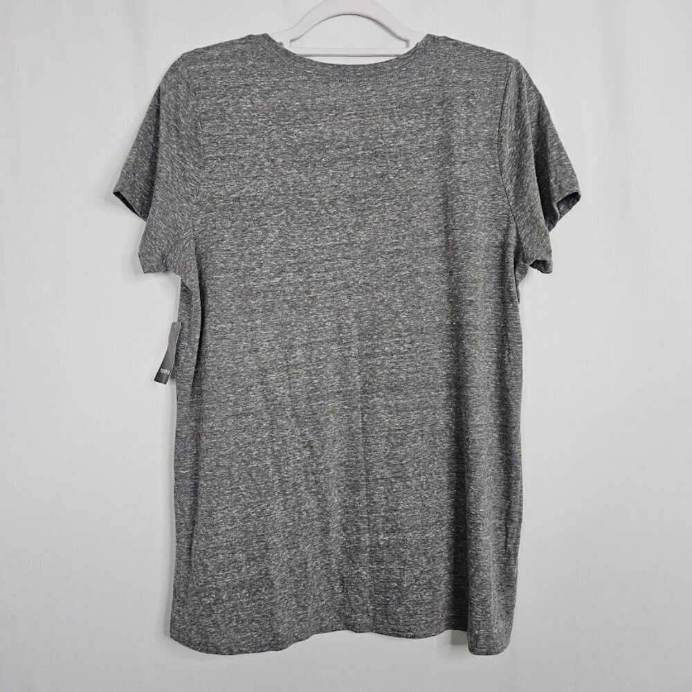 NWT TORRID T-Shirt Top GRAY size 0 L 12 Red Wine & Brews Flag Patriotic Fun Cute - Picture 6 of 6